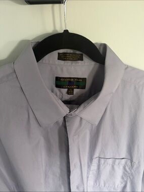 Alexander Julian Lavender Dress Shirt with Point Collar